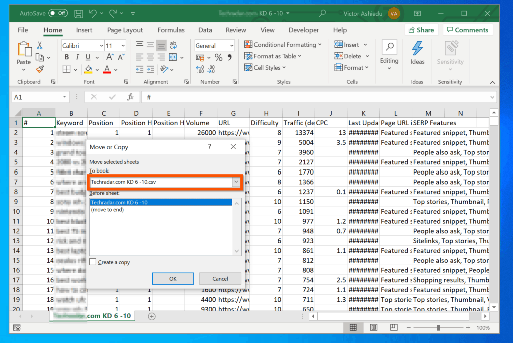 hot key to merge in excel for mac